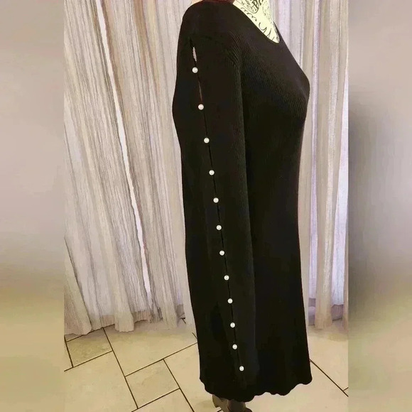 BY & BY  pearl sweater dress, junior's XXL - Picture 3 of 9